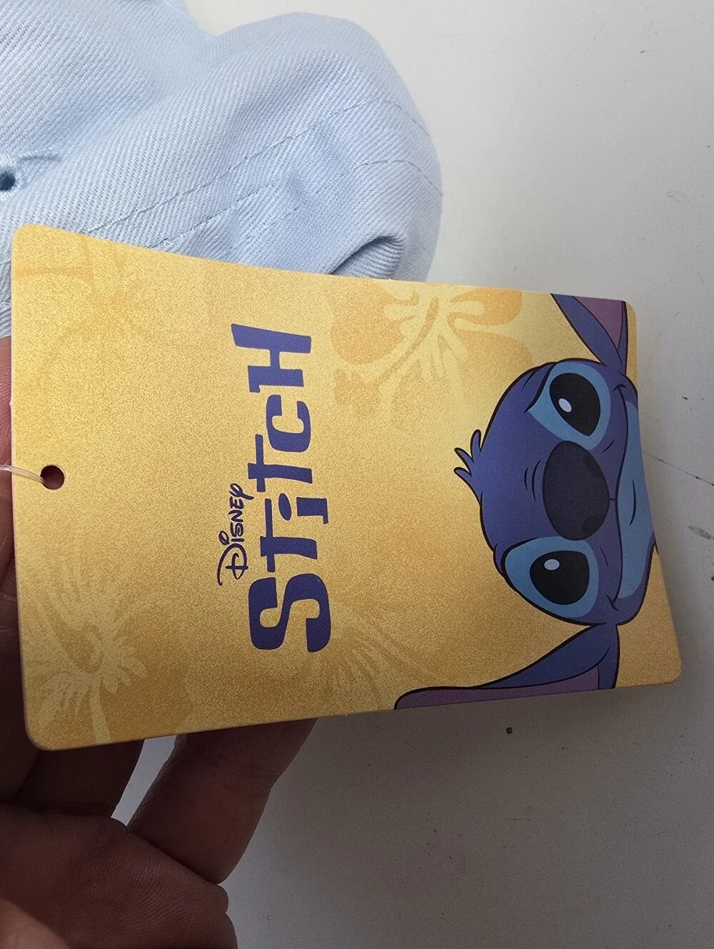 NWT Disney Stitch Light Blue Snap Back Kids Hat